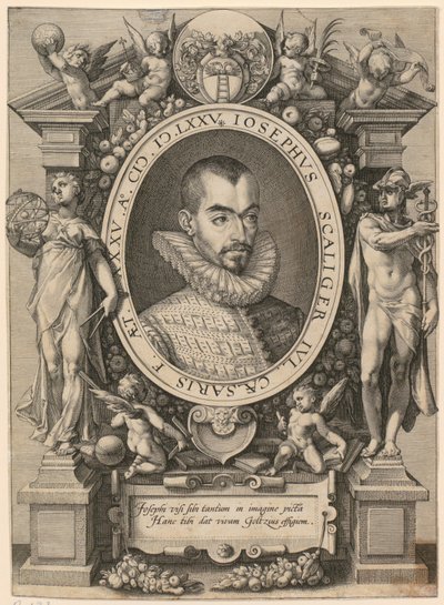 Portrait of Josephus Justus Scaliger by Hendrick Goltzius