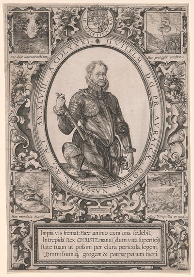 Portrait of William of Orange by Hendrick Goltzius