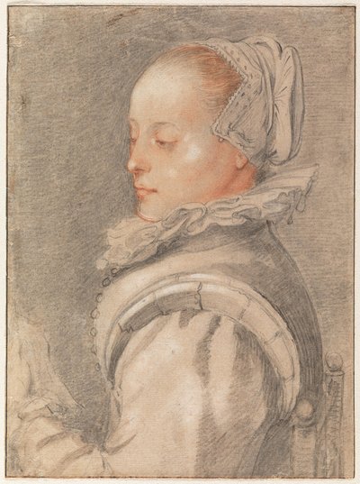 Portrait of a Young Woman by Hendrick Goltzius