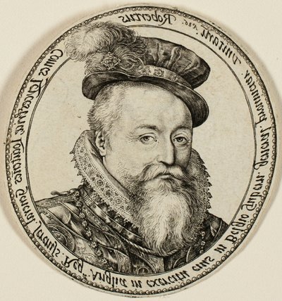 Robert Dudley, Earl of Leicester (1532-1588), English Nobleman, Governor-General of the United Provinces in 1585-87 by Hendrick Goltzius