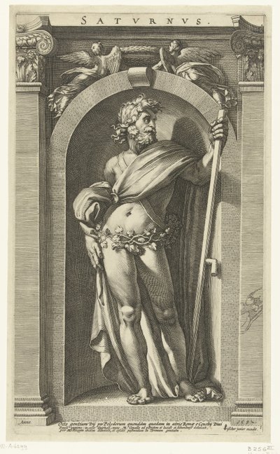 Saturn by Hendrick Goltzius