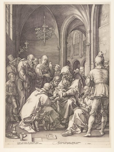 The Circumcision, from The Birth and Early Life of Christ by Hendrick Goltzius