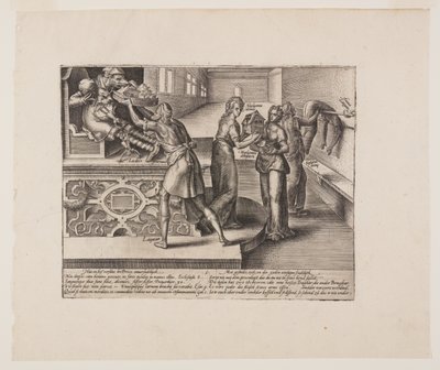 The Expense of Litigation, from Litis Abusus (The Abuses of the Law) by Hendrick Goltzius