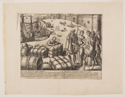The Ignorant Notary, from The Abuses of the Law by Hendrick Goltzius