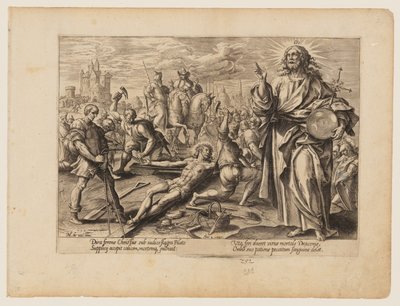 The Martyrdom of Christ, from The Martyrdom of Christ and the Apostles by Hendrick Goltzius