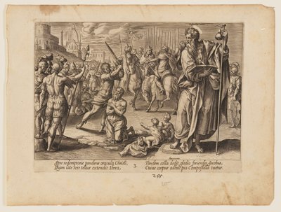 The Martyrdom of St James Major, from The Martyrdom of Christ and the Apostles by Hendrick Goltzius