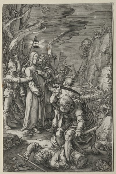 The Passion: The Betrayal of Christ by Hendrick Goltzius
