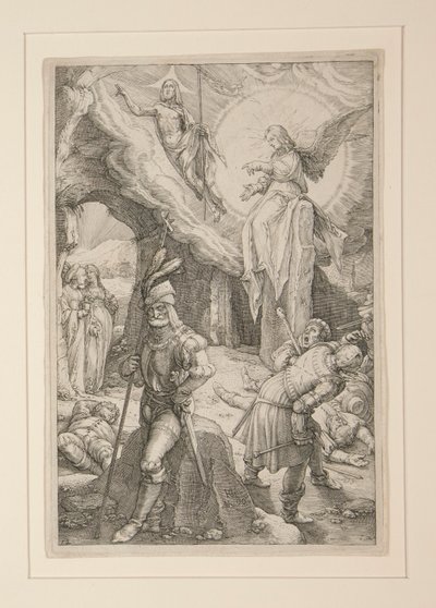 The Resurrection, from The Passion, (detail) by Hendrick Goltzius