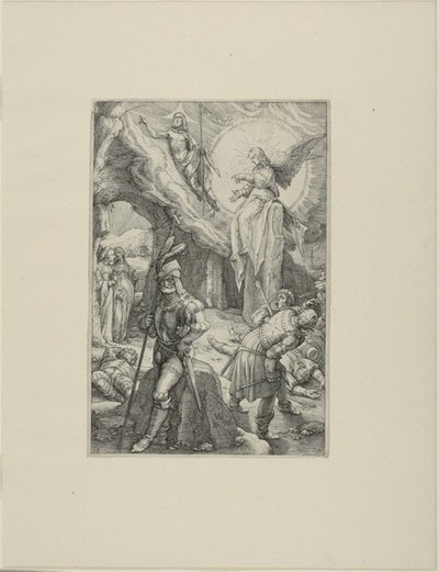 The Resurrection (plate twelve from The Passion of Christ) by Hendrick Goltzius
