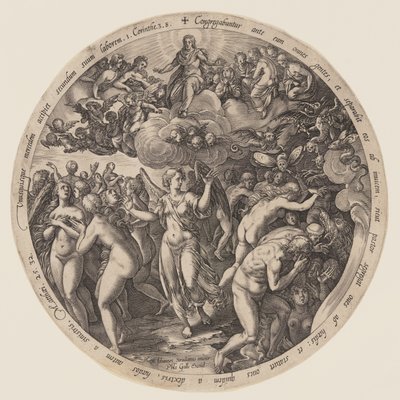 The Separation of the Blessed and the Damned by Hendrick Goltzius