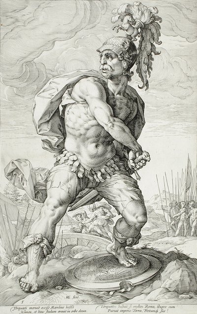 Titus Manlius Torquatus by Hendrick Goltzius