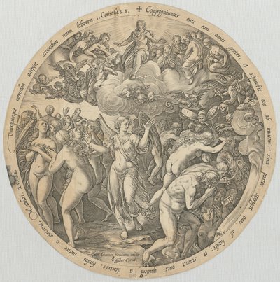 Separation of the Righteous from the Unrighteous, Plate 2 from the Series 