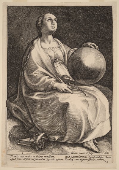 Urania by Hendrick Goltzius