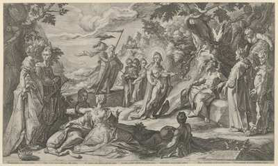 Judgment of Midas by Hendrick Goltzius