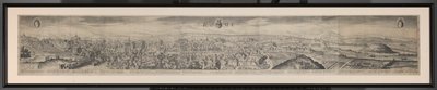 Panorama of Rome (title on object) by Hendrick Hondius (I)