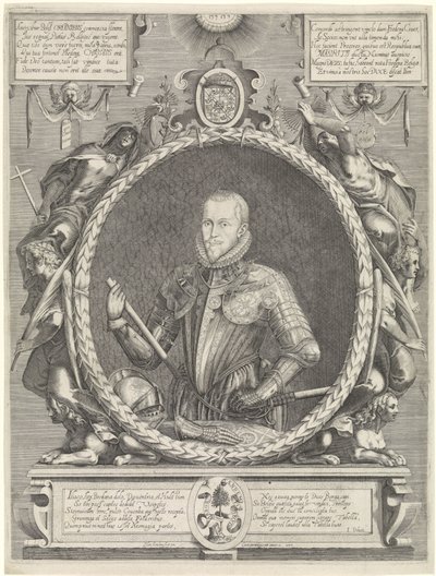 Portrait of Maurice, Prince of Orange by Hendrick Hondius (I)