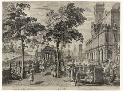 Spring (The Four Seasons) by Hendrick Hondius (I)