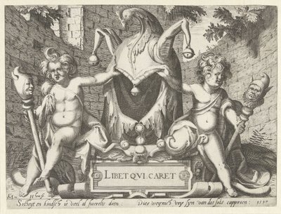 Two Putti with a Fool