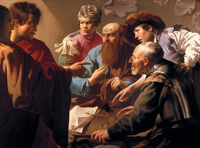 The Call Of Saint Matthew by Hendrick Jansz Terbrugghen