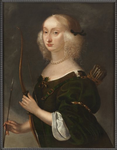 Portrait of Princess Maria Eleonora of Brandenburg, Queen of Sweden by Hendrick Munnichhoven