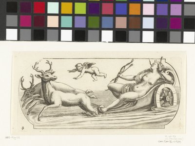 Diana on a Chariot (New Book of Marine Gods and Goddesses) by Hendrick de Keyser (I)