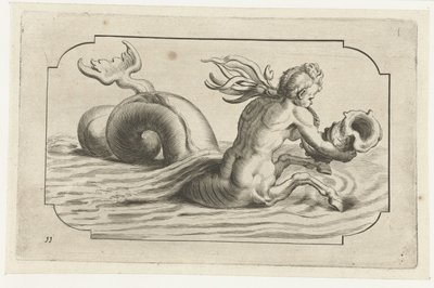 Seahorse with a Male Upper Body by Hendrick de Keyser (I)