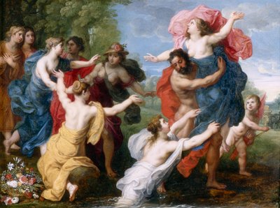 Pluto and Persephone by Hendrick van and Brueghel Jan (1568 1625) Balen