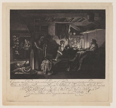 Jupiter and Mercury in the House of Philemon and Baucis by Hendrick von Goudt