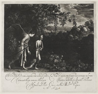 Tobias and the Angel by Hendrick von Goudt