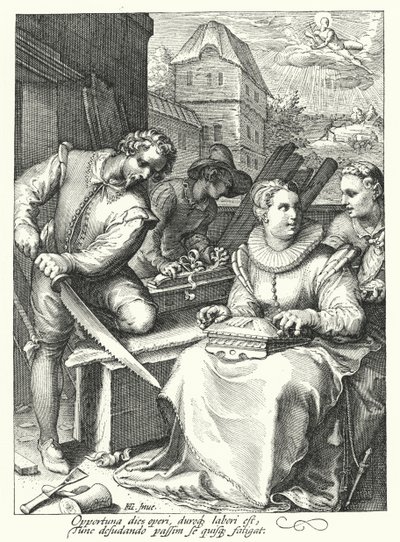 Midday by Hendrik (after) Goltzius