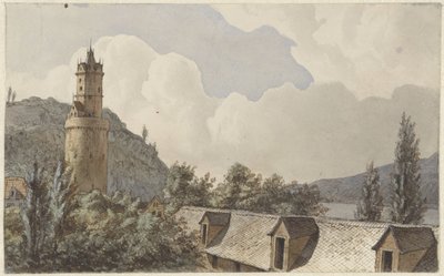 View over Andernach and the Rhine by Hendrik Abraham Klinkhamer