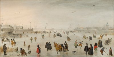 A Scene on the Ice by Hendrik Avercamp