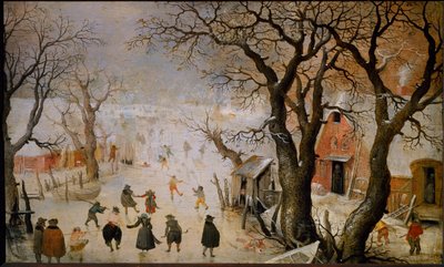 Winter Landscape in the Netherlands by Hendrik Avercamp