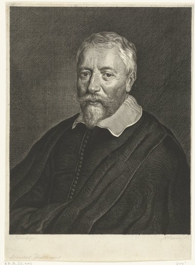 Portrait of Albertus Huttenus by Hendrik Bary