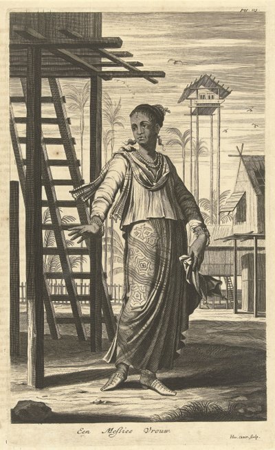 Portrait of a Woman of Mixed Ethnicity (A Mestizo Woman) by Hendrik Causé