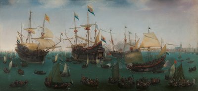 The Return to Amsterdam of the Second Expedition to the East Indies by Hendrick Cornelisz. Vroom