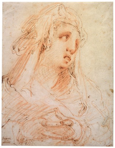 A Young Woman Mary Magdalene by Hendrik Goltzius