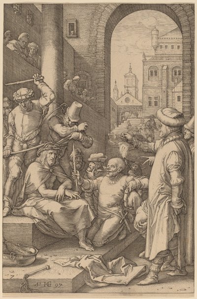 Christ Crowned with Thorns by Hendrik Goltzius