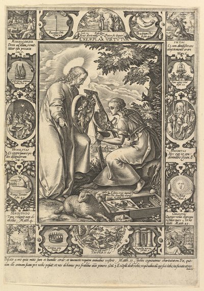 Exemplar Virtutum, from the Allegorical Scenes from the Life of Christ by Hendrik Goltzius