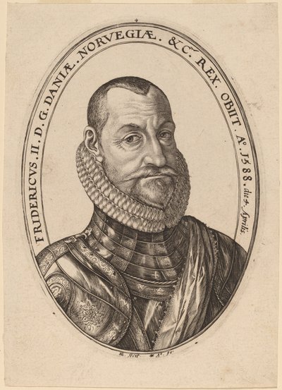 Frederick II, King of Denmark and Norway by Hendrik Goltzius