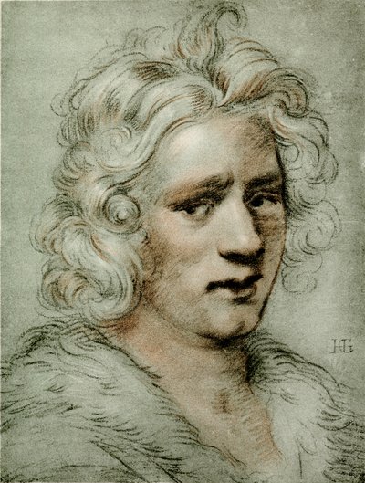 Head Study of a Young Man by Hendrik Goltzius