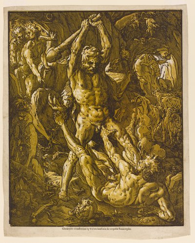 Hercules and Cacus, 1588 by Hendrik Goltzius