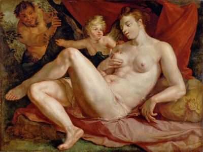 Jupiter and Antiope by Hendrik Goltzius