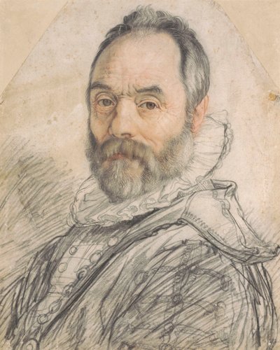 Portrait of Giovanni da Bologna by Hendrik Goltzius