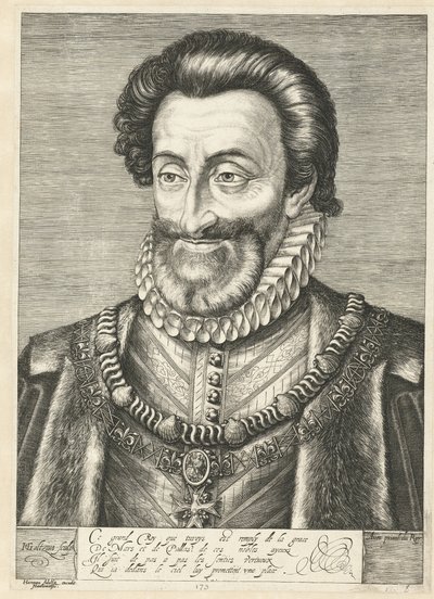 Portrait of King Henry IV of France by Hendrik Goltzius