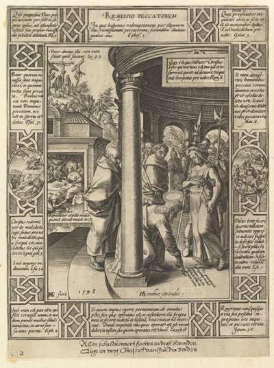 Remissio Peccatorum, from the Allegories on the Christian Creed by Hendrik Goltzius