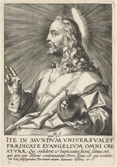 Salvator Mundi by Hendrik Goltzius