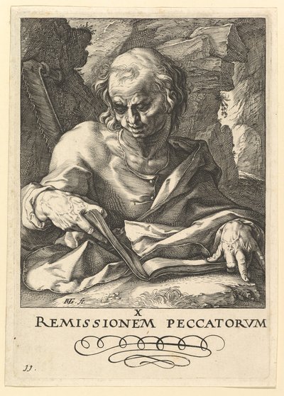 St. Simon by Hendrik Goltzius