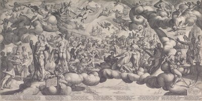 The Feast of the Gods at the Marriage of Cupid and Psyche by Hendrik Goltzius