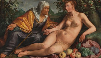 Vertumnus and Pomona, 1613 by Hendrik Goltzius